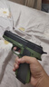 1911格洛克自動(dòng)連發(fā)拋殼空掛玩具槍沙漠鷹之反吹軟彈手槍兒童男孩 1911柯?tīng)柼?軍綠【自動(dòng)連發(fā)】 20彈+6彈殼+1彈夾 曬單實(shí)拍圖