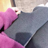 莫代爾羊羔絨棉打底褲女秋冬外穿高腰一體加絨加厚保暖褲女東北特厚大碼 深灰--中厚羊羔絨 1條 L 95-120斤 曬單實(shí)拍圖