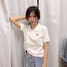 喜詩萊 CESLAY夏季套裝2025女學(xué)生韓版寬松短袖t恤polo衫+薄款牛仔背帶褲兩件套 短袖polo衫+牛仔背帶褲(兩件套) S 【建議95斤以下】 曬單實拍圖
