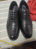 富貴鳥(niǎo)秋冬三接頭皮鞋男真皮商務(wù)男增高正裝皮鞋加絨德比鞋西裝鞋子男 FG0016黑色系帶(平跟單里款) 40 曬單實(shí)拍圖