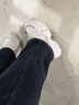 啄木鳥品牌內(nèi)增高女鞋網(wǎng)面厚底老爹鞋女2025新款休閑運動鞋小個子增高鞋 米白色 37 曬單實拍圖