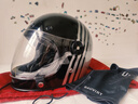 BELL復古盔摩托車(chē)頭盔四季男女碳纖維全盔機車(chē)賽車(chē)盔安全帽布利特防霧 糖果銀黑【限定色】 XL【適合57-58cm頭圍】 曬單實(shí)拍圖