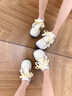 星期六品牌厚底增高老爹鞋女鞋秋季新款百搭透氣運動(dòng)鞋子女貝殼頭休閑鞋 黑色 【增高5.5CM】 37 曬單實(shí)拍圖