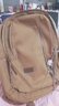匡睿  書(shū)包女初中高中生美式大學(xué)生雙肩包大容量帆布旅行背包電腦包 焦糖色 曬單實(shí)拍圖