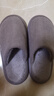 merdor日式棉拖鞋男款秋冬季家居室內木地板靜音加絨保暖拖鞋女家用防滑 咖色 44-45 適合43/44 曬單實(shí)拍圖