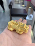 金小貅黃金手串貔貅吊墜本命年轉運珠皮丘男女手串足金999硬金顯大聚財 0.8g,小號貔貅轉運珠【多退少補】 曬單實(shí)拍圖