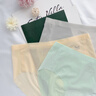 貓人無(wú)痕內褲女冰絲裸感運動(dòng)速干抗菌襠夏季薄款女生中腰三角面膜短褲 【裝】淺紫+白色+淺粉 3條 XL 【建議120-140斤】 曬單實(shí)拍圖
