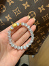 怡緣珠寶hello kitty黃金轉運珠手鏈女款足金999凱蒂貓太陽(yáng)石手串禮物 白貓眼貓頭+2粒光面 約1.3-1.5g 曬單實(shí)拍圖