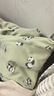 蕉內520H動(dòng)物主題超級市場(chǎng)兒童家居服男女童棉感睡衣大童寶寶春秋季 沼綠-熊貓 140 曬單實(shí)拍圖