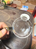 明尊（LIGHTKING）公道杯高硼硅玻璃公杯純手工加厚大號分茶器茶海茶道茶具配件 晶彩手柄公道杯【260mL】 曬單實(shí)拍圖