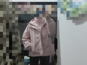 鴨鴨（YAYA）王一博同款90鵝絨羽絨服女冰殼系列三合一城市輕戶(hù)外冬季保暖外套 冰藍(lán)色 165/84A(S) 曬單實(shí)拍圖