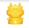 周大福銅錢算盤 足金黃金吊墜(工費:380計價)EOF1144生日禮物 足金 約5.45g 曬單實拍圖