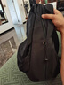 勞斯名爵（RollsMinjor）雙肩包男帆布背包大容量休閑旅行包簡(jiǎn)約商務(wù)電腦包男士牛津布包 黑色  30*19*47cm 禮盒裝 曬單實(shí)拍圖