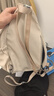 樂(lè )卡利多用雙肩包女2026新款牛津布休閑百搭戶(hù)外旅游通勤小背包斜挎胸包 卡其色多用雙肩包女 曬單實(shí)拍圖