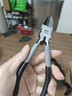 得力（deli）6英寸專(zhuān)業(yè)級鉻釩鋼水口鉗水口剪電子剪塑料鉗斜口鉗模型剪電線(xiàn) 曬單實(shí)拍圖