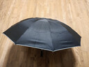 左都（ZUODU）全自動(dòng)雨傘三折大號加固加厚結實(shí)抗風(fēng)折疊傘晴雨兩用男士反向黑傘 曬單實(shí)拍圖