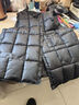 美純炫秋冬中老年保暖男士羽絨棉馬甲男外套外穿坎肩背心內膽爸爸裝馬夾 黑色 4XL 150-165斤 曬單實(shí)拍圖
