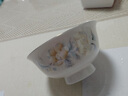 馳諾碗家用碗高腳防燙景德鎮(zhèn)碗飯碗感新款描金飯碗陶瓷餐具吃飯碗 4.5英寸高腳碗6個裝 純白 曬單實拍圖