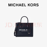 MICHAEL KORS禮物輕奢MK女包MIRELLA皮質(zhì)托特手提斜挎包小號黑色 曬單實(shí)拍圖