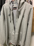 美津濃MIZUNO戶(hù)外休閑衛衣男春秋冬季連帽開(kāi)衫加絨加厚外套男純色寬松 曬單實(shí)拍圖