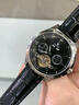 勞力士王子瑞士認證男士手表全自動(dòng)機械多功能防水夜光真皮陀飛輪專(zhuān)用男表 本黑黑皮 41mm 曬單實(shí)拍圖