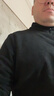 迪卡儂男式山地徒步搖粒絨保暖夾克MH100 黑色 4094280 2XL 曬單實(shí)拍圖