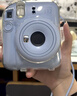 富士（FUJIFILM）mini 12拍立得相機迷你mini 7+/se/9/11/90/99升級版一次成像自帶美顏學(xué)生款便宜套餐含相紙禮物 繡球藍【影像花室套裝】 套餐三【標配+20張相紙+水晶殼+基礎版禮包】 曬單實(shí)拍圖