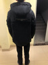 羅蒙羽絨服男士防寒保暖白鴨絨純色連帽外套男百搭韓版中青年寬松男裝 057黑色 XL 【建議130-145斤】 曬單實拍圖