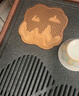 尚言坊茶盤帶排水儲水仿烏金石功夫茶具高檔家用辦公簡易干泡茶臺茶托盤 曬單實拍圖