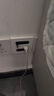 國際電工86型帶伸縮數據線(xiàn)usb插座面板蘋(píng)果20W快充type-c墻壁手機充電家用 蘋(píng)果線(xiàn)+安卓線(xiàn)+USB+Type-C(白色) 曬單實(shí)拍圖