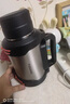 富光保溫壺大容量家用不銹鋼暖水壺新款戶(hù)外旅行壺保溫瓶車(chē)載保冷 鋼色 折疊把手-可拎可背 1.9L 曬單實(shí)拍圖