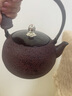 艾瑩嘉（Aiyingjia）鐵壺煮茶器日本原裝進(jìn)口純手工鑄鐵壺老鐵壺家用鐵壺燒水壺送禮 安丸單壺 1.3L 曬單實(shí)拍圖