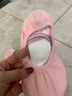 艾舞戈兒童舞蹈鞋女童秋冬季加厚加絨芭蕾舞鞋女孩粉色跳舞鞋 粉色 32 曬單實(shí)拍圖