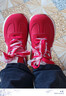 環(huán)球厚底運動(dòng)休閑鞋女2025秋新百搭潮流奶fufu阿甘鞋德訓鞋  紅色 37 曬單實(shí)拍圖