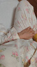 雅特茂免穿文胸純棉月子服夏秋產(chǎn)后孕婦睡衣產(chǎn)婦待產(chǎn)喂奶哺乳衣家居服 免穿文胸·秋冬純棉-草莓兔 L 曬單實(shí)拍圖