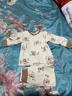 巴厘小豬男童睡衣春秋女童純棉內衣套裝寶寶家居服嬰兒兩件套兒 咩咩花園 90 cm 曬單實(shí)拍圖