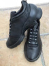 Q ZHIHE真皮運動(dòng)鞋男輕奢男鞋秋冬新款高檔老爹鞋男軟底跑步鞋旅游鞋子男 黑色【頭層牛皮】 皮鞋碼 43 曬單實(shí)拍圖