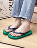Lee男鞋2025新款人字拖防滑外穿冬季男士套趾拖鞋休閑沙灘夾腳涼拖鞋 綠色 41 曬單實(shí)拍圖