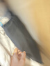茵曼（INMAN）復古PU皮半身裙2025春秋季女裝新款小個(gè)子顯瘦高腰A字包臀皮裙 午夜黑 XL 曬單實(shí)拍圖