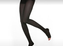 RELAXSAN意大利進(jìn)口RELAXSAN瑞蘭森醫用一級壓力襪980連褲襪彈力襪 黑色露趾 5-XXL 曬單實(shí)拍圖