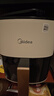 美的（Midea）家用空氣炸鍋免翻面 新款AI智能烹飪 全自動(dòng)電子觸控 可視大視窗 大容量5.3L金屬內腔 MF-KZC5388 曬單實(shí)拍圖
