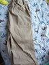 忻悅晴兒童校服褲男童女童春秋卡其色藏青色小學(xué)生西褲中小學(xué)生米色褲子 5號卡其色-春秋長(cháng)褲 140 cm 曬單實(shí)拍圖