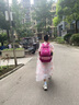 奧蒙威（AOMENGWEI）女童漢服連衣裙兒童大袖衫古裝兩件套小女孩古裝齊胸襦裙MH-B7544 粉色 160 曬單實拍圖