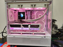 瓦爾基里（VALKYRIE）VK03-M WHITE 白色 M-ATX 游戲電腦臺式機箱 支持360水冷 6.2吋觸摸屏 曲面玻璃270°海景房 曬單實(shí)拍圖