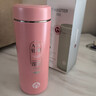 富光茶馬仕輕巧保溫杯316不銹鋼女士時(shí)尚高顏值口袋杯迷你便攜水杯子 鉆粉色 328ml 曬單實(shí)拍圖