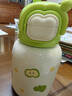 物生物兒童保溫杯女316L不銹鋼高顏值水杯上學(xué)專(zhuān)用大容量便攜吸管杯子 脆脆蘋(píng)果綠-500ml【單杯+杯套】 曬單實(shí)拍圖