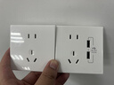 西蒙開關(guān)插座面板C60白色斜五孔一開墻壁暗裝超薄墻面電源官方旗艦 五孔插座 曬單實(shí)拍圖