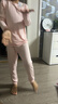 頂瓜瓜兒童睡衣莫代爾棉春夏季薄款女童家居服長(cháng)袖秋衣套裝 粉色 150 曬單實(shí)拍圖