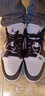耐克（NIKE）【潮】Air Jordan aj1板鞋男女情侶款低幫耐磨透氣休閑運(yùn)動(dòng)籃球鞋 DC0774-101  黑白熊貓 男女同款 41 曬單實(shí)拍圖