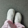大東薇DADONGWEI小白鞋軟底透氣臭防滑平底單鞋春秋季厚的底護(hù)士鞋 白色 38 曬單實(shí)拍圖